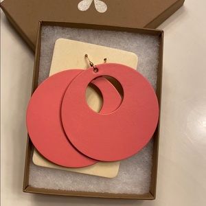 Nickel & Suede Nova Earrings